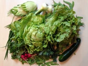 Gemü­se­ta­sche und Bei­pack­zet­tel KW 24