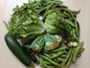 Gemü­se­ta­sche und Bei­pack­zet­tel KW 26