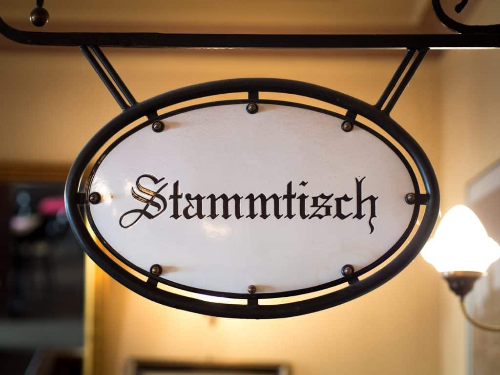 Stamm­tisch macht Winterpause