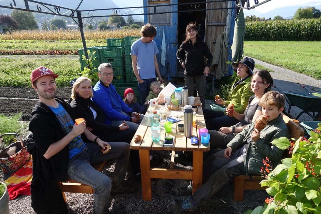 Akti­ons­tag auf dem Feld am 18. Mai (und: Pro­ble­me beim Böhnli-Eintragen)