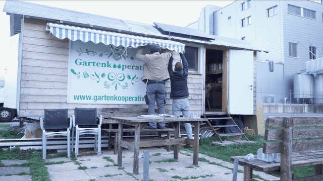 Neu­er Son­nen­schutz am Bau­wa­gen – Ein Pro-Bono-Projekt